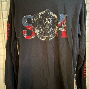 Sons of Anarchy Black Long Sleeve Shirt
